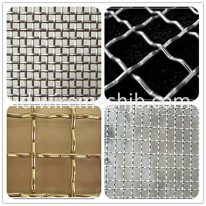 Galvanized crimped mesh